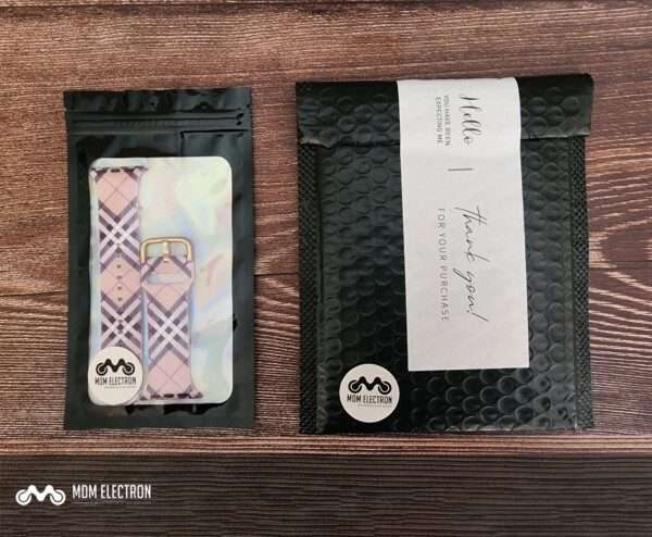 Apple Watch Printed Silicone Strap - Plaid