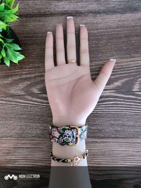 Apple Watch Printed Silicone Strap - Skull Print