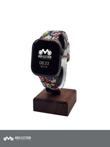Apple Watch Printed Silicone Strap - Skull Print