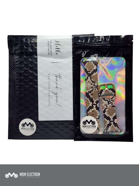 Apple Watch Printed Silicone Strap - Snake Skin