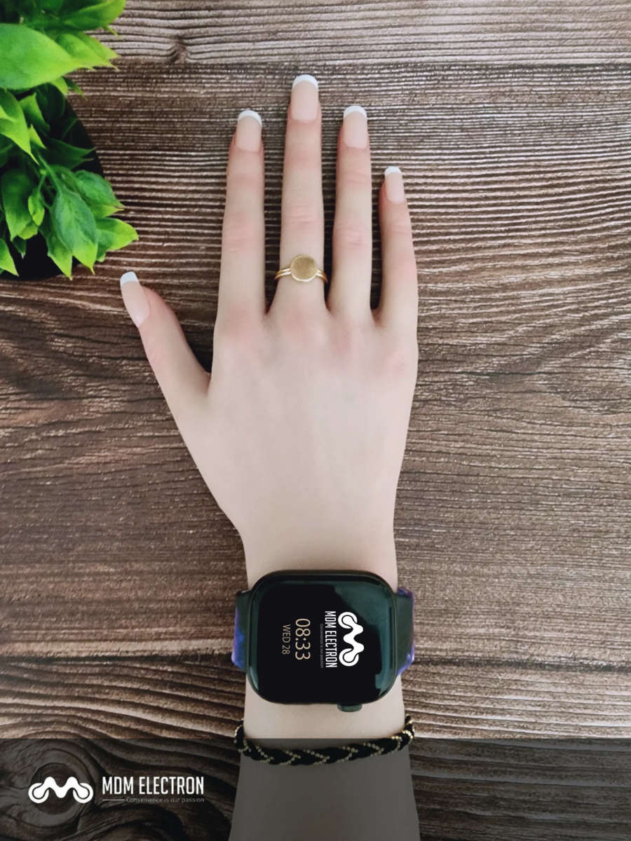 Apple Watch Printed Silicone Strap - Starry Sky