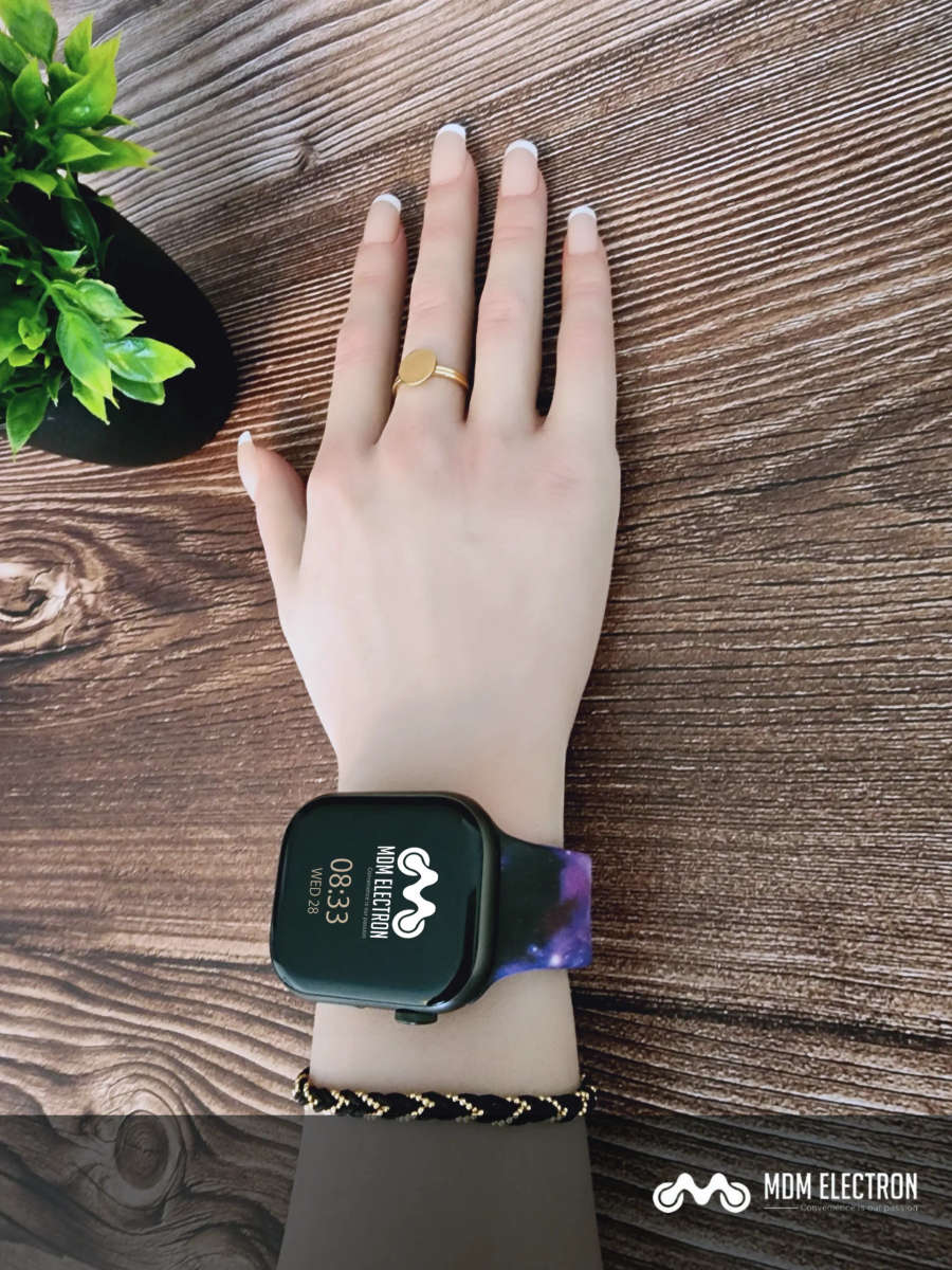 Apple Watch Printed Silicone Strap - Starry Sky