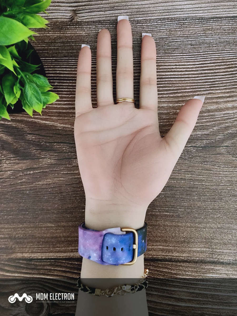 Apple Watch Printed Silicone Strap - Starry Sky