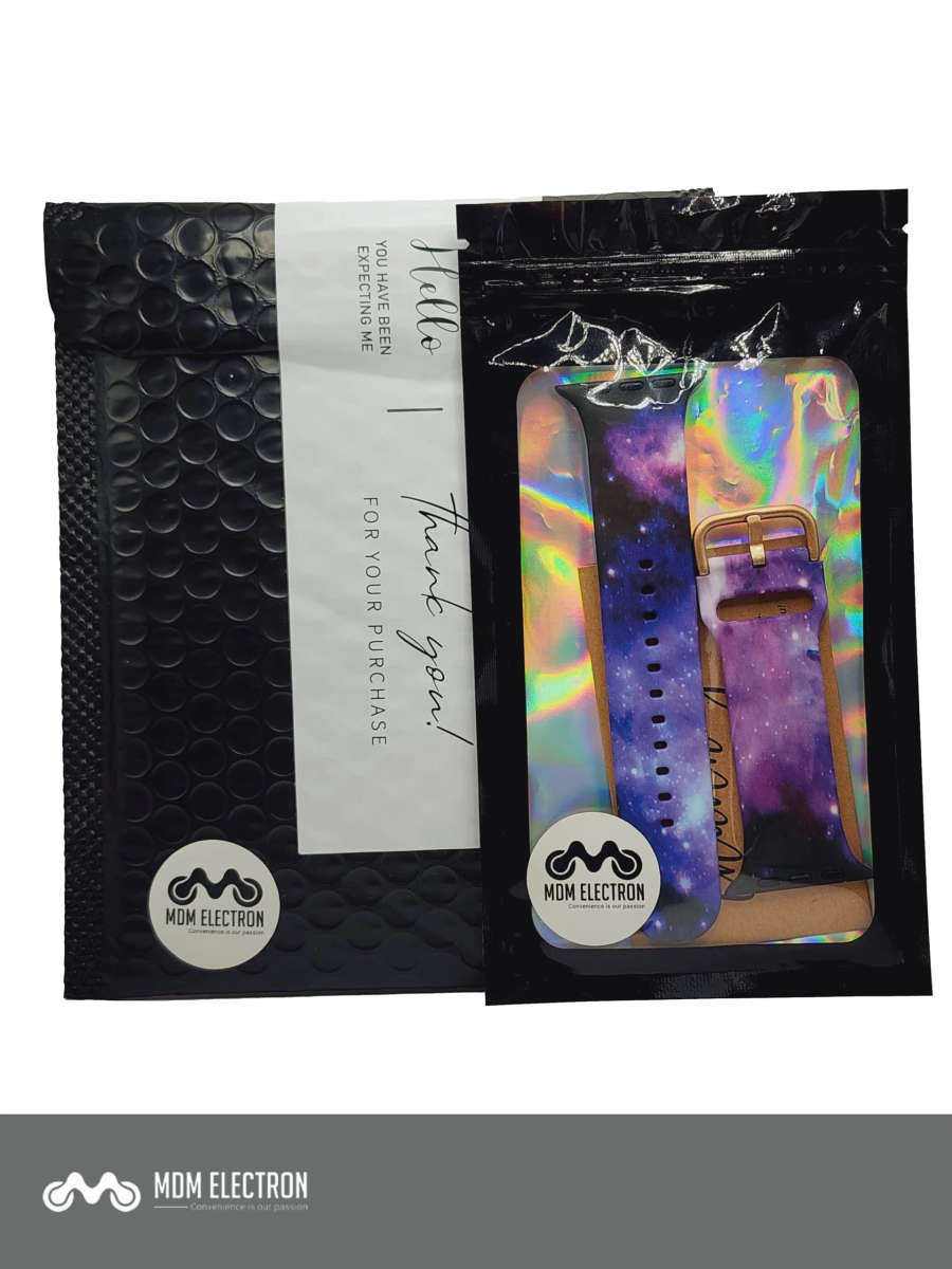 Apple Watch Printed Silicone Strap - Starry Sky