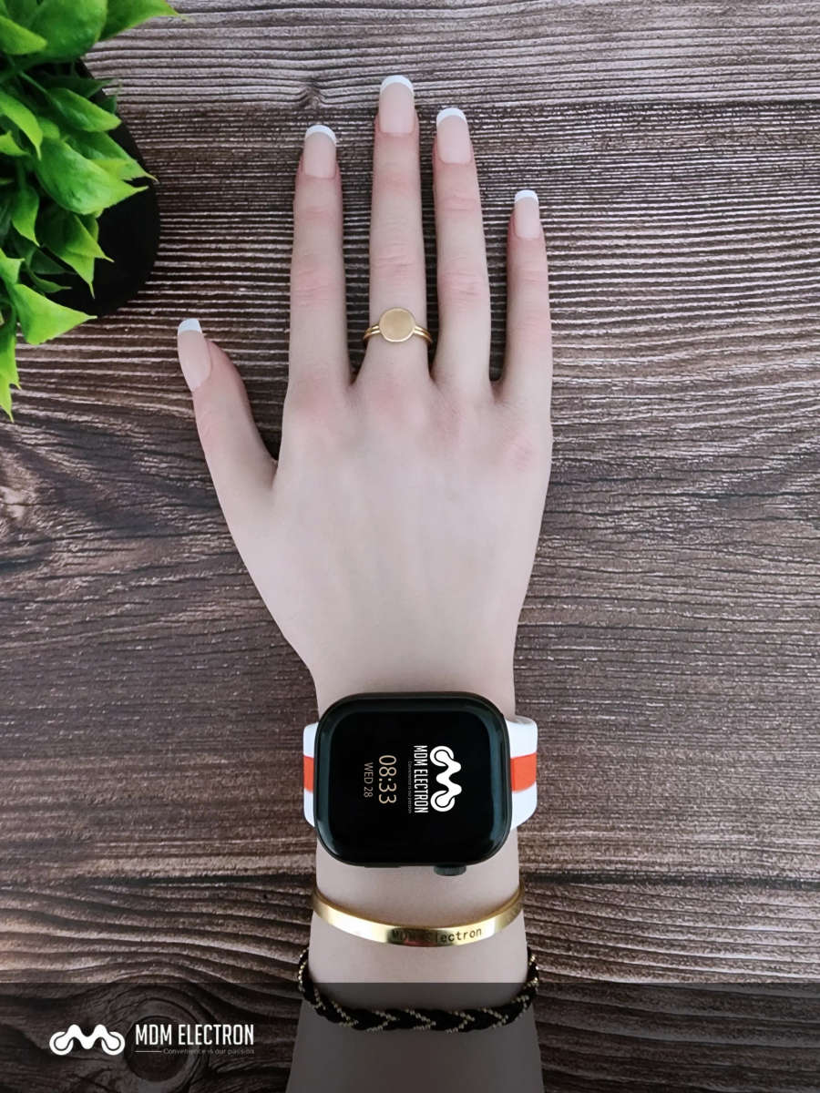Apple Watch Two Tone Silicone Strap - White and Red