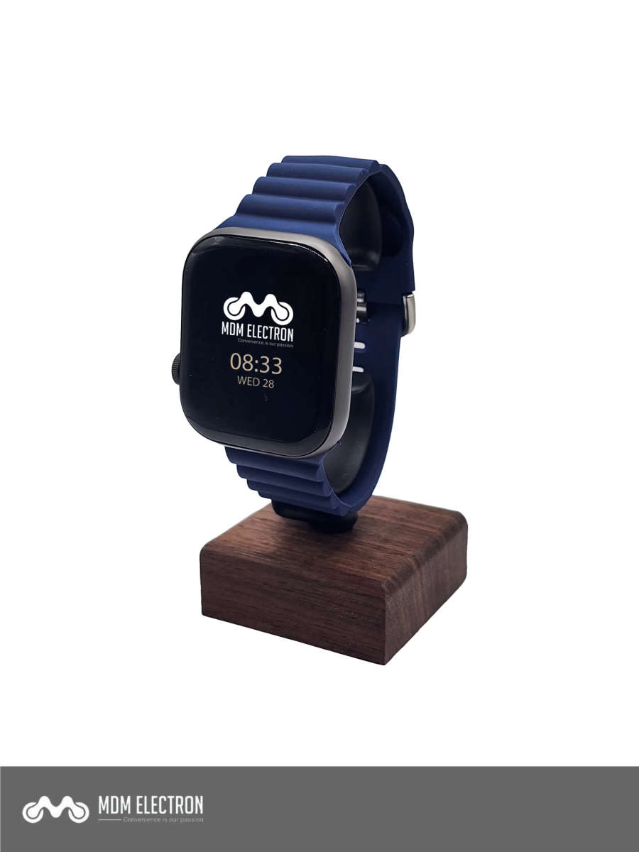 Apple Watch Weave Pattern Silicone Strap - Royal Blue