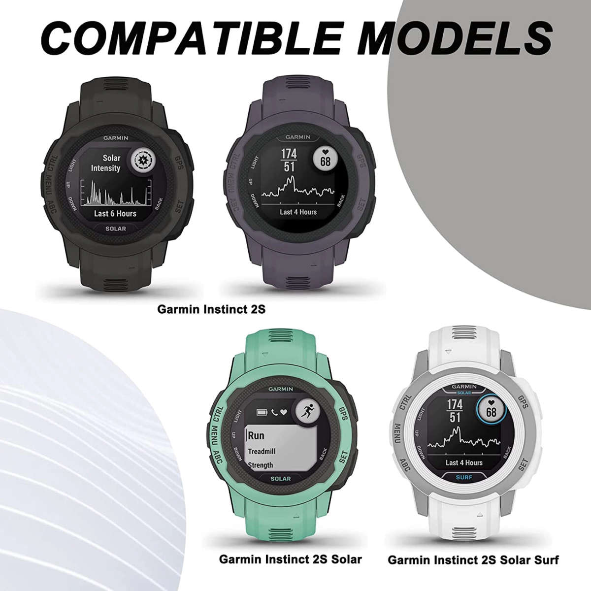 Garmin Instinct 2S Silicone Straps