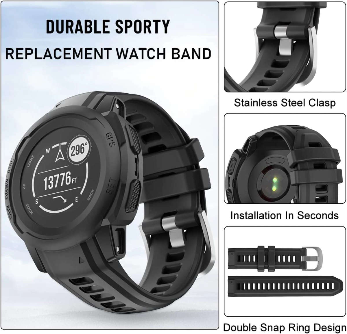 Garmin Instinct 2S Silicone Straps