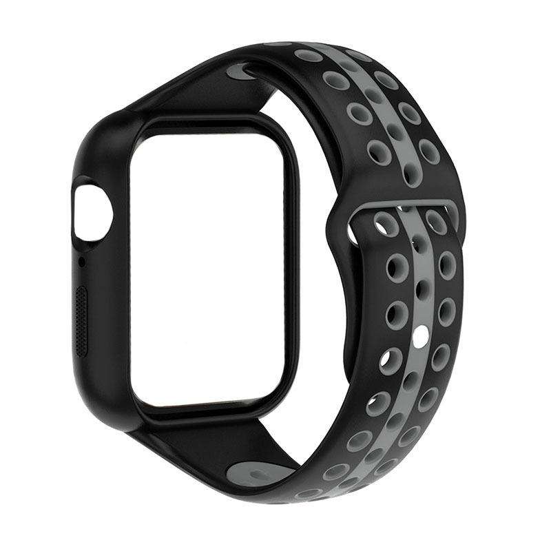 Zonabel Silicone Apple Watch Strap with Casing for 44mm