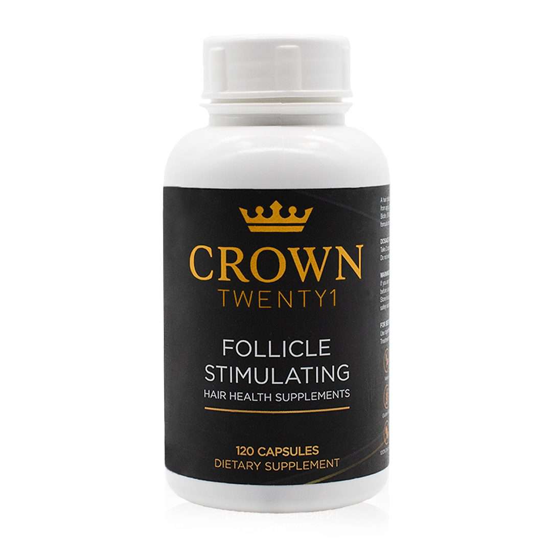 Crown Follicle Stimulating Hair Health Supplements - 120 Capsules