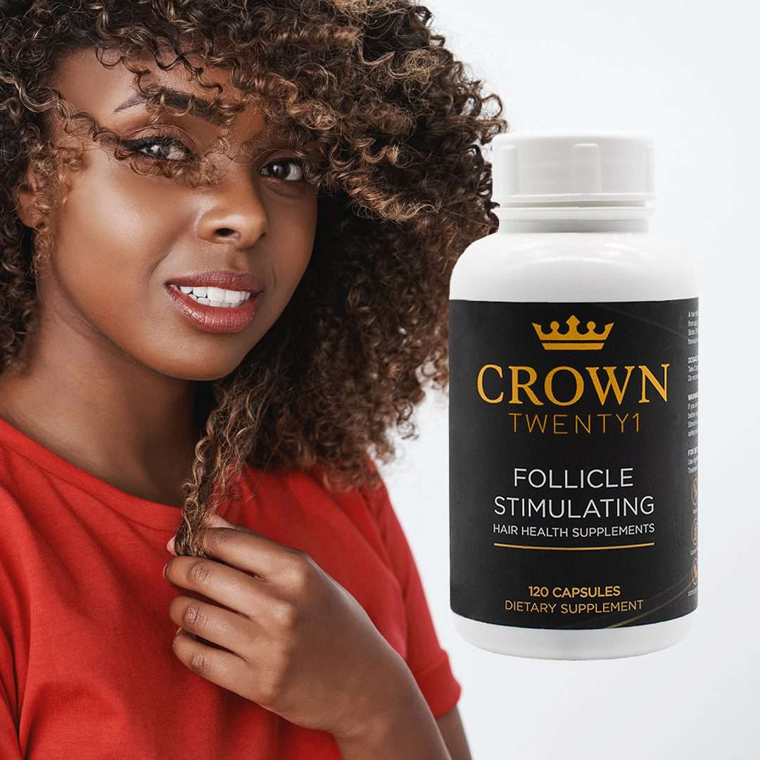Crown Follicle Stimulating Hair Health Supplements - 120 Capsules