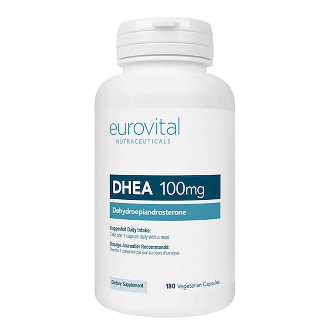 EuroVital DHEA for Body Balance Functions - 100mg (180 Capsules)