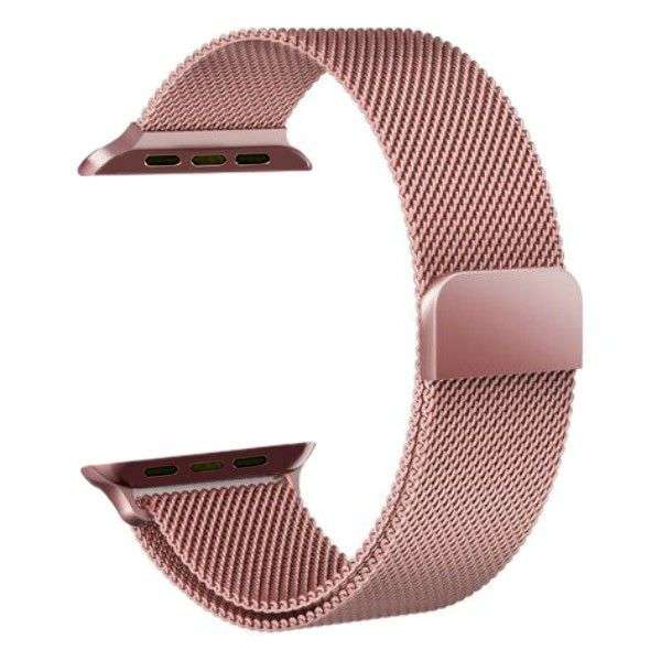 Zonabel 38/40/41mm Apple Watch Replacement Milanese Loop Strap - Rose Gold