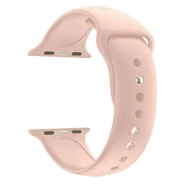 Zonabel 42/44/45mm Apple Watch Replacement Silicone Strap - Pink Sand