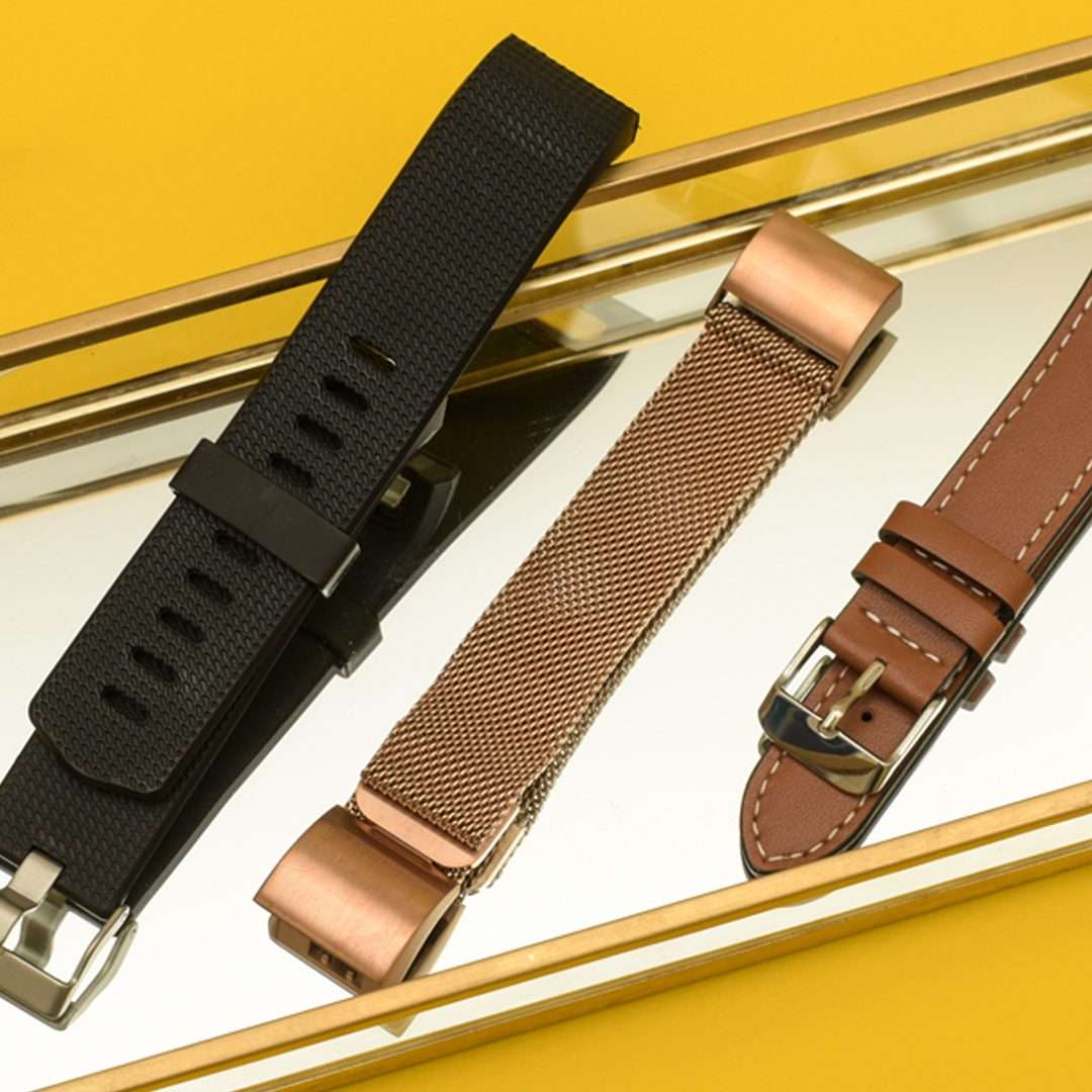 Zonabel Silicone Strap Compatible with Fitbit Charge 2 (Large)