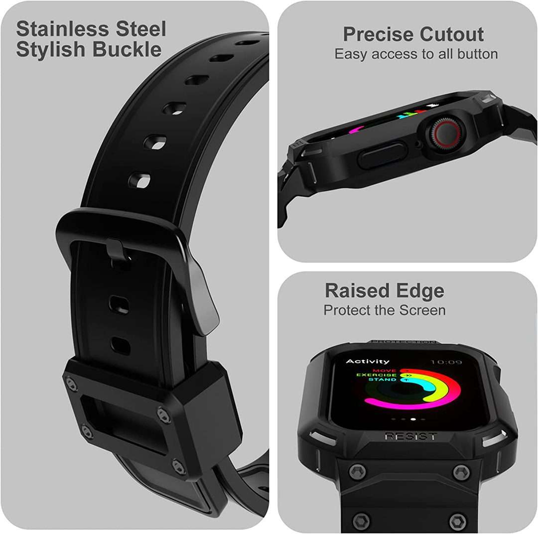 Zonabel Rugged Strap 42/44/45mm for Apple Watch