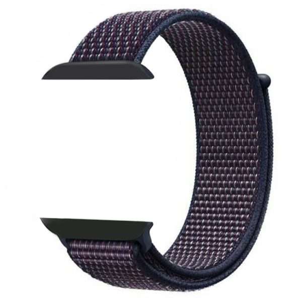 Zonabel 42/44/45mm Apple Watch Replacement Nylon Loop Strap - Indigo Blue