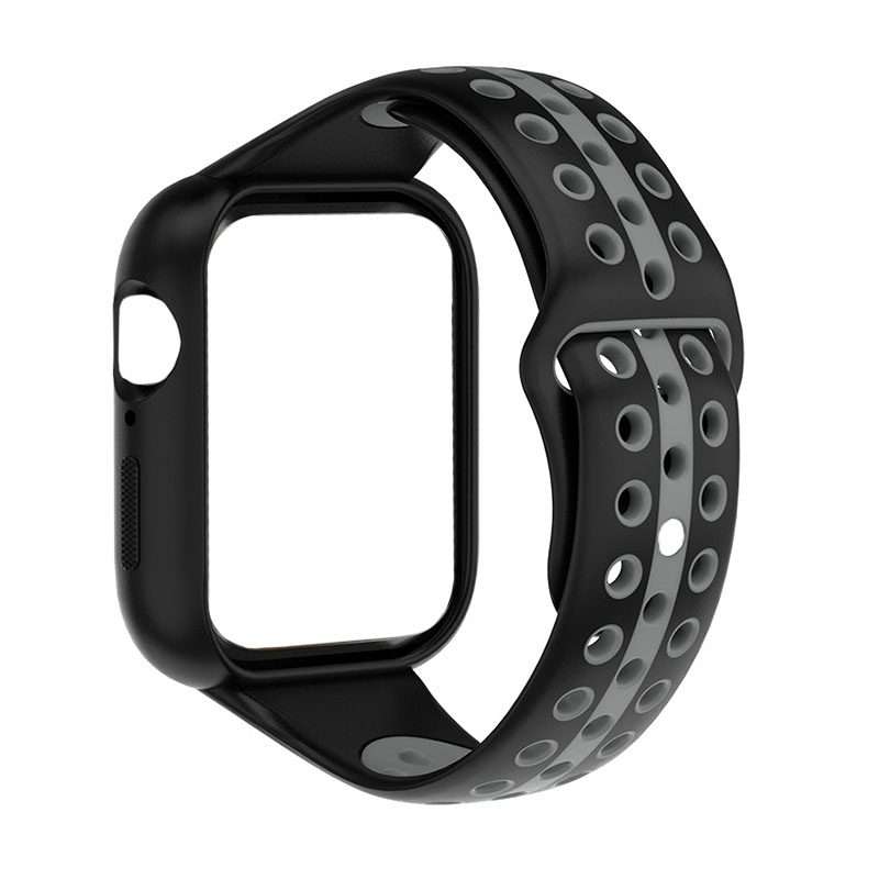 Zonabel Silicone Apple Watch Strap with Casing for 44mm