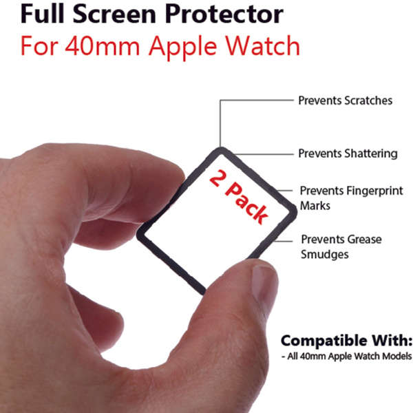 Zonabel Full Screen Protector for 40mm Apple Watch (Pack of 2)