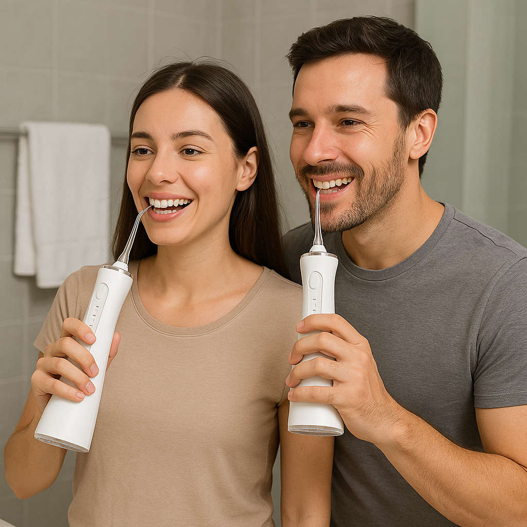 Lumine Portable Water Flosser - 5 Modes, USB Rechargeable, IPX7 Waterproof