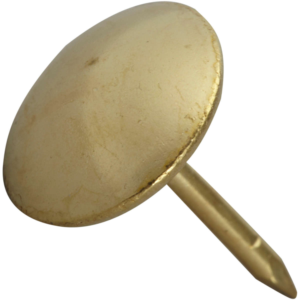 25 Upholstery Nail 14 Brass Pltded