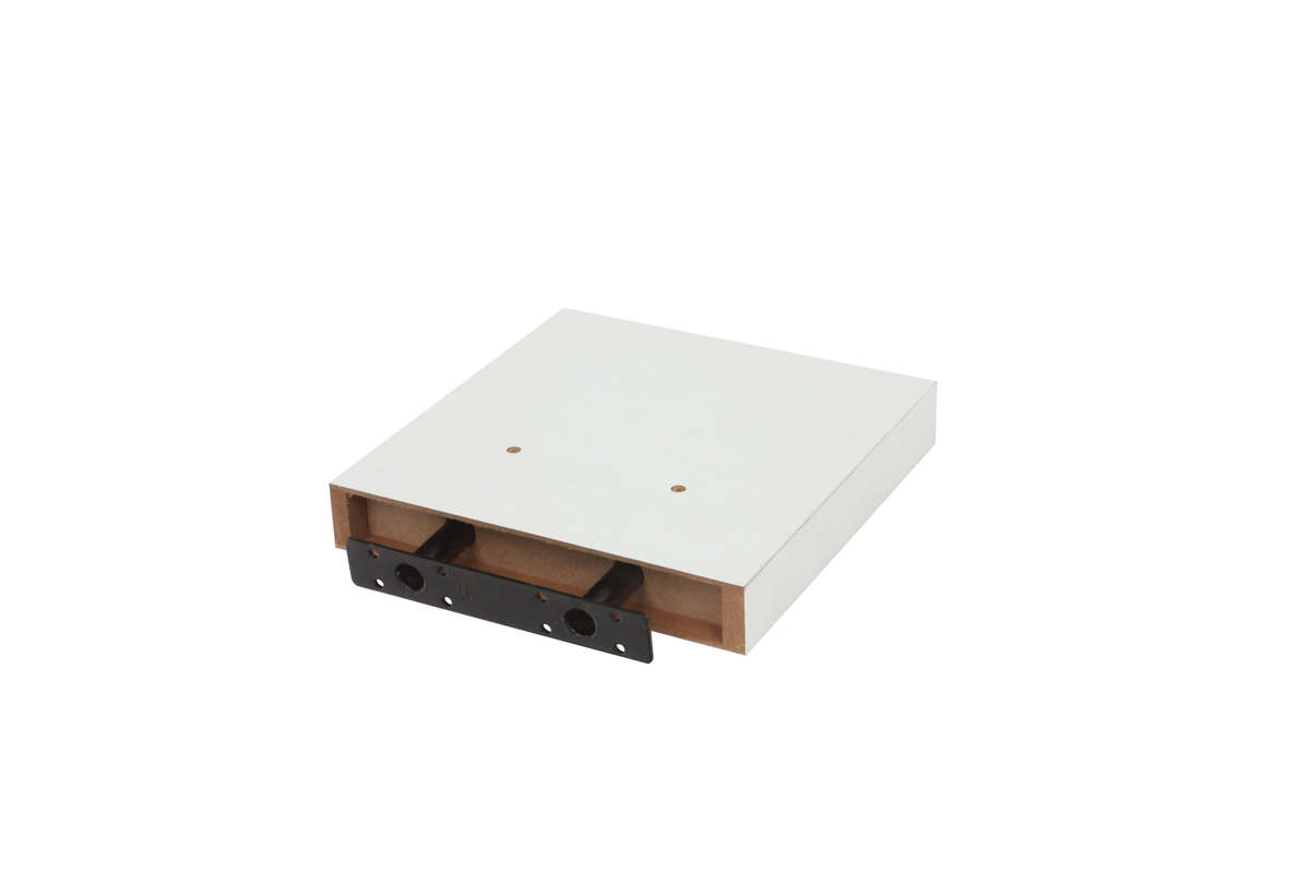 Floating shelf white 23x23cm