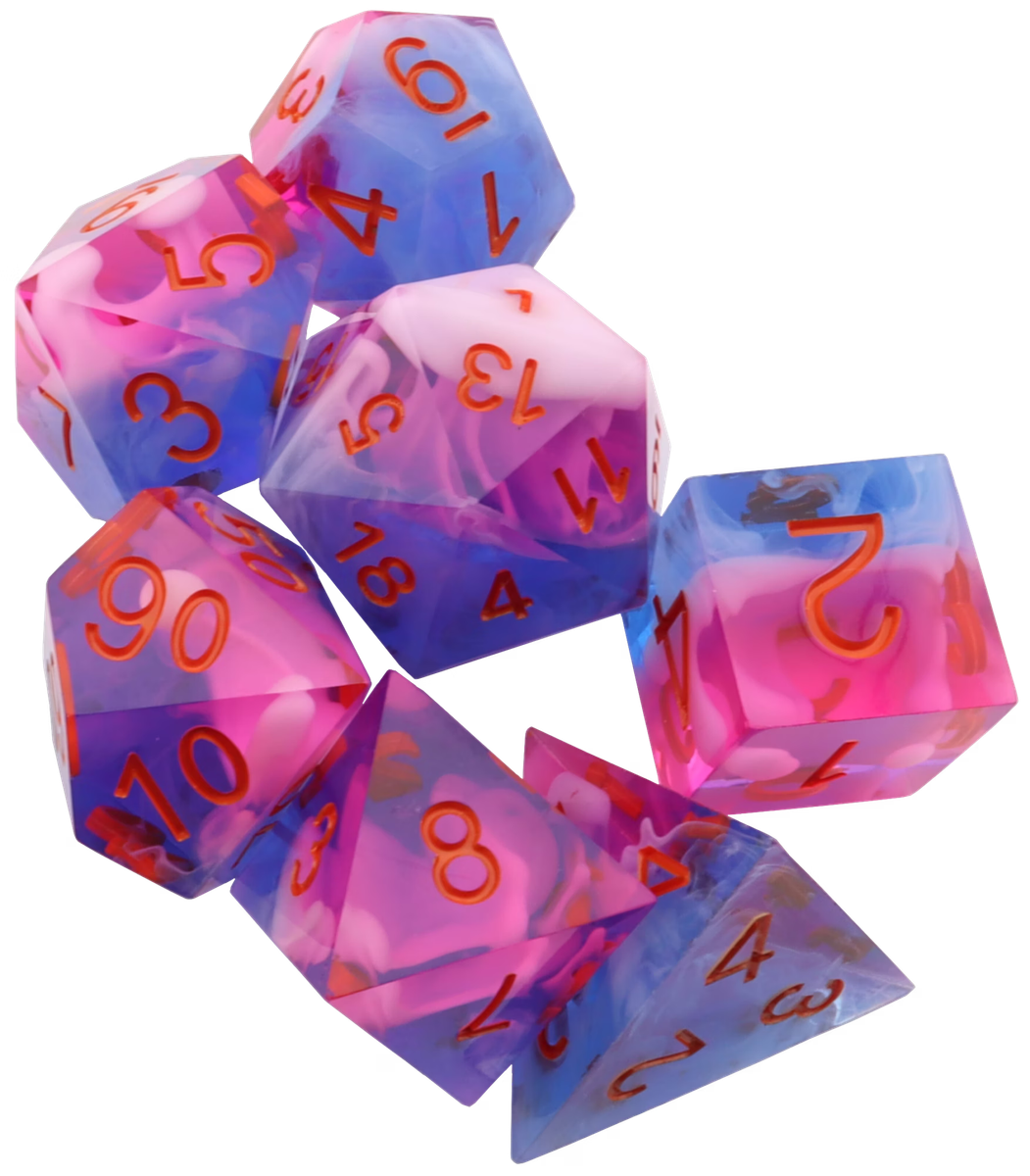 Fancy Dice - Premium resin dice set - The Feline