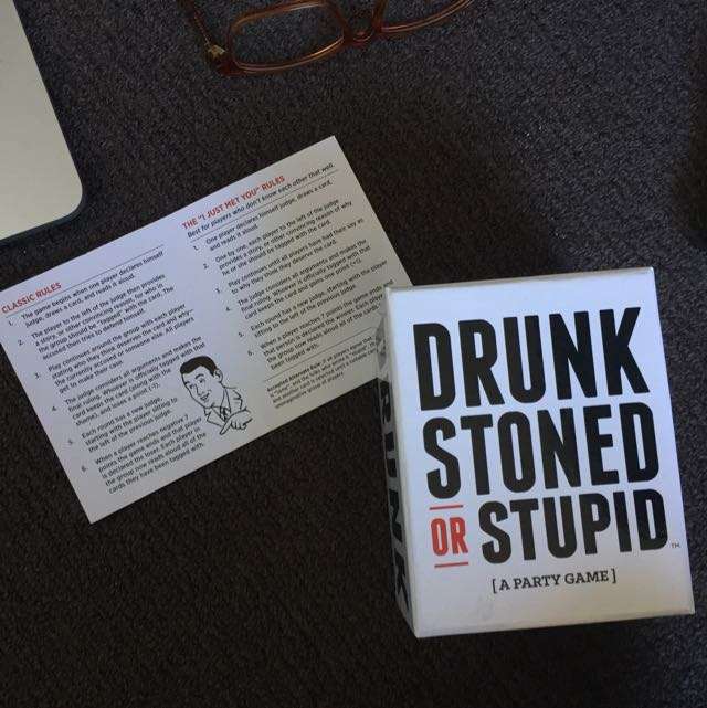 DRUNK STONED OR STUPID (A PARTY GAME)