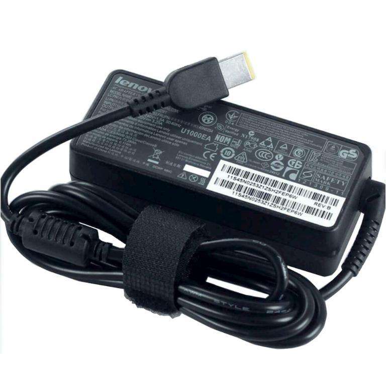 Lenovo 20V 3.25A Compatible Laptop Charger 65W AC Power Adapter Yellow Squa