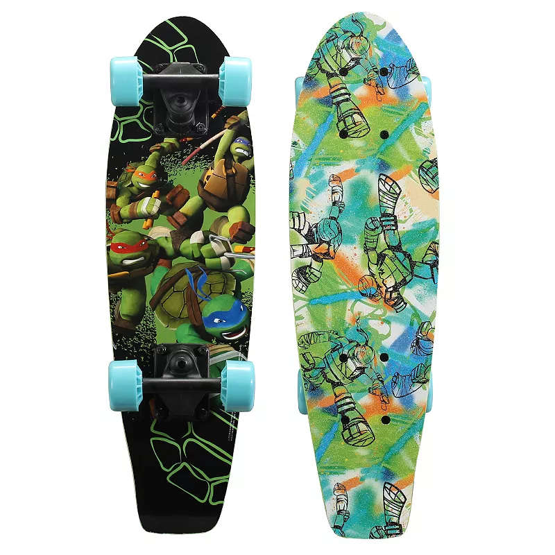 Teenage Mutant Ninja Turtles Turtle Power Graphic 21-Inch Cruiser Skateboard by
