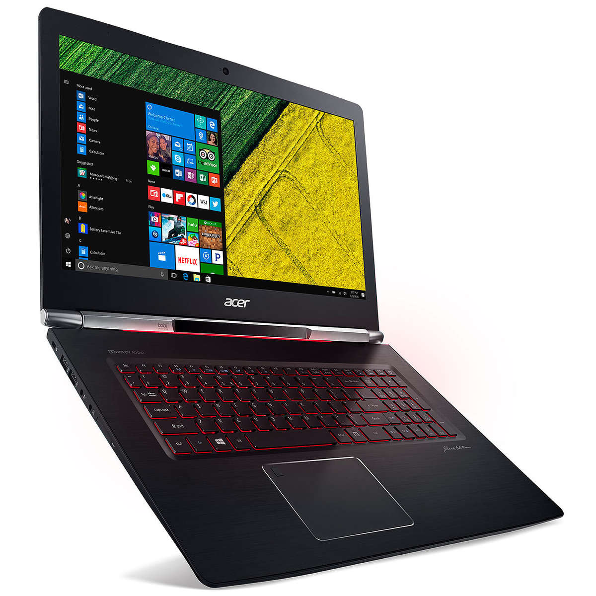 Acer Nitro Black Gaming| 17.3 FHD| Intel i7-7700HQ| 16GB Ram| 1TB HDD + 256GB SSD| GTX 1050 Ti 4GB