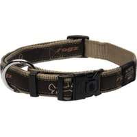 Rogz Fancy Dress Beach Bum Dog Collar - Large 20mm (Bronze Bone Design)