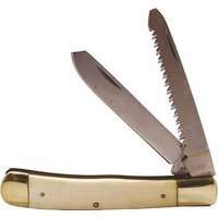 Tekut Mk5009a Tekut Double Blade Trapper Knife With Bone Handle