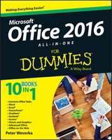 Office 2016 All-In-One For Dummies (Paperback)