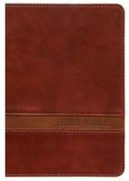 KJV Compact Brown Red Letters (Large print, Leather / fine binding, Compact Edition)