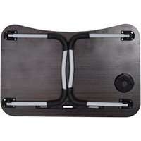 Foldable Laptop Table (Dark Brown)