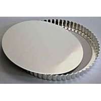TBT Bakeware Quiche Fluted Loose Bottom (24cm) (Silver)