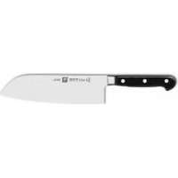 Zwilling Professional S Santoku Knife (18cm) (Black and Silver)