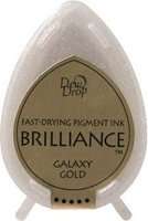 Tsukineko Brilliance Dew Drop Ink Pad - Galaxy Gold