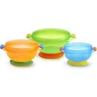 Munchkin Stay-Put Suction Bowls (3 Pack)