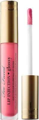 Too Faced Lip Injection Juicy Color Plumping Lip Gloss (Let's Flamingle) (4ml)