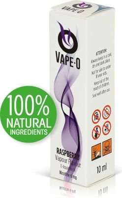 Vape-O Nicotine Refill Liquid 10ml - Raspberry Flavour 6mg