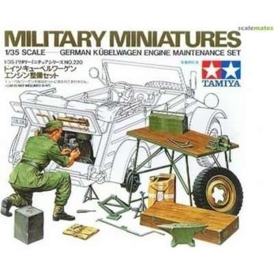 Tamiya 1/35 Kubelwagen Engine Maintenance Set