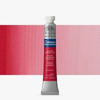 Winsor And Newton Cotman Watercolour Tube - Alizarin Crimson (8ml)