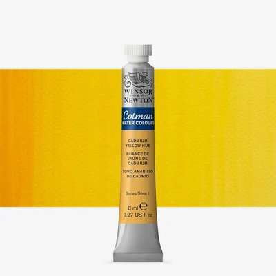 Winsor And Newton Cotman Watercolour Tube - Cadmium Yellow Hue (8ml)