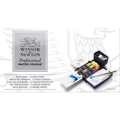 Winsor & Newton Watercolour - Lightweight Plastic Field Box Set