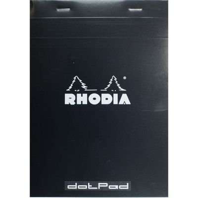 Rhodia No.16 Basics Dot Pad - Black Cover - 80 Sheets - A5