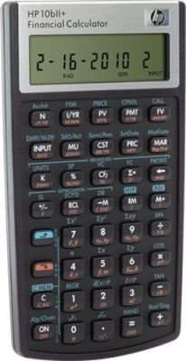 HP 10bII+ Algebraic Financial Calculator (Non Programmable)