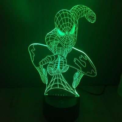 LED Night Lamp - Superhero Spider