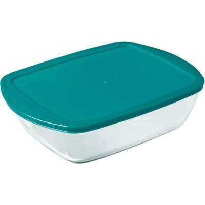 Pyrex Cook & Store Rectangular Dish with Plastic Lid (0.4L)